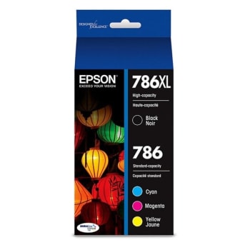Image for Epson® Durabrite Black High-Yield And Standard-Yield Ink Cartridge, Package Of 4 from HD Supply
