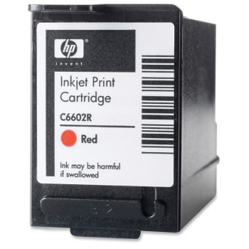 Image for Hp C6602r Red Ink Cartridge from HD Supply