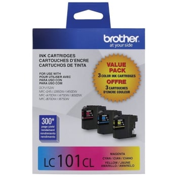Brother® Cyan Ink Cartridge, Package Of 3