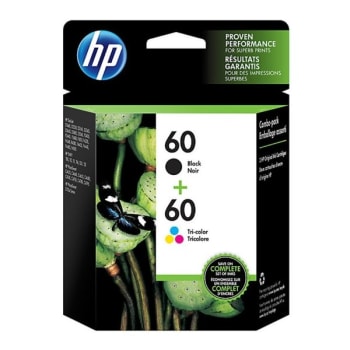 Image for Hp 60 Black/tricolor Ink Cartridge, Package Of 2 from HD Supply
