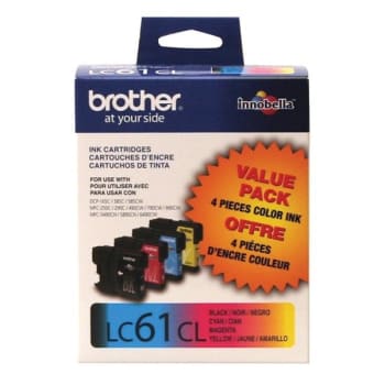 Image for Brother® LC61 Black Ink Cartridge, Package Of 4 from HD Supply