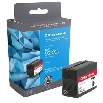 Image for Office Depot® Hp 932xl/cn053a Black Remanu High-Yield Ink Cartridge from HD Supply