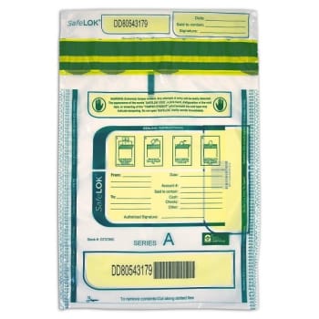 Image for Control Group Clear Plastic Tamper-Evident Deposit Bag 9 x 12Inch Package Of 100 from HD Supply