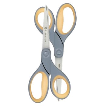 Image for Westcott® Gray/Yellow Titanium-Bonded Scissor 8", Package Of 2 from HD Supply