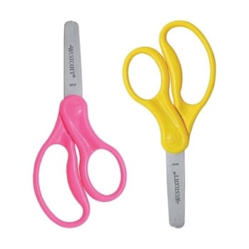Image for Westcott® Assorted Color Pointed Hard Handle Kids Value Scissor 5" (2- Pack) from HD Supply