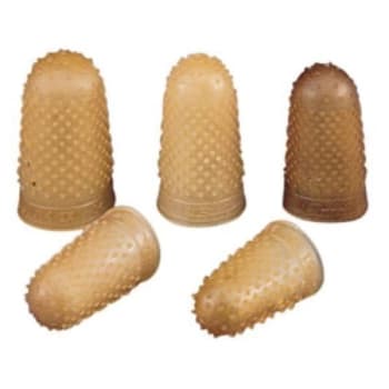 Image for Swingline® #13 Amber Rubber Fingertip 3/4", Pack Of 12 from HD Supply