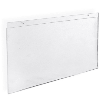 Image for Azar Displays® Clear Acrylic Wall Mount U-Frame Sign Holder, Package Of 10 from HD Supply