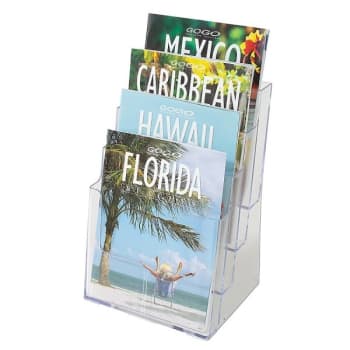 Image for Deflecto® Docuholder Clear 4-Magazine Literature from HD Supply