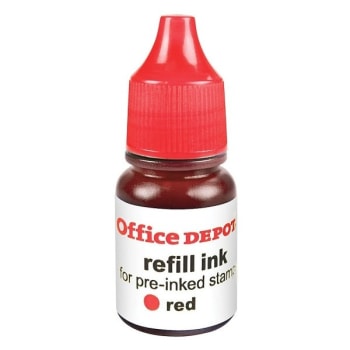 Image for Office Depot® Red Pre-Ink Refill Ink, Package Of 2 from HD Supply