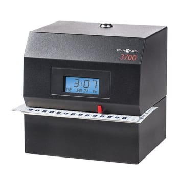 Image for Pyramid™ Black Heavy-Duty Time Clock And Document Stamp 8 Inch from HD Supply