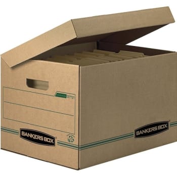Image for Bankers Box® Earth Series Systematic Letter/Legal Kraft Storage Box, Case Of 12 from HD Supply