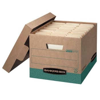 Image for Bankers Box® R-Kive Green/kraft Letter/legal Storage Box, Case Of 12 from HD Supply