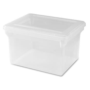 Image for Lorell® Clear Plastic Letter/legal File Storage Box from HD Supply