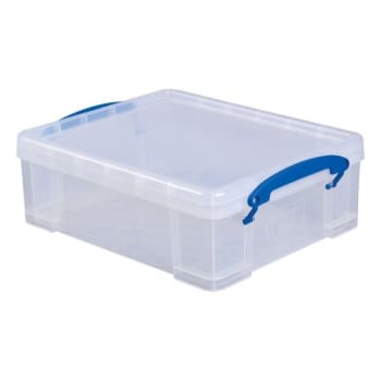 Image for Really Useful Boxes® Clear Plastic Storage Box from HD Supply