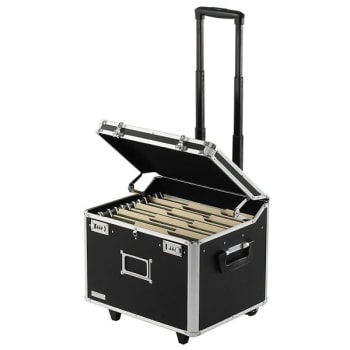 Image for Vaultz® Black Mobile File Chest from HD Supply