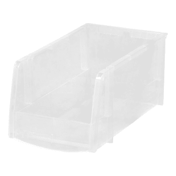 Office Depot® Clear Plastic Large Mini Stacking Bin