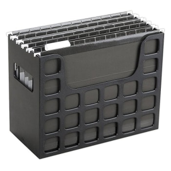 Image for Oxford™ Decoflex Black Plastic File Holder from HD Supply
