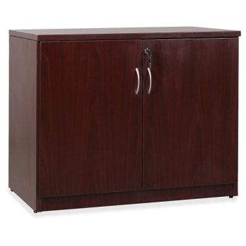 Image for Lorell® Mahogany Essentials Storage Cabinet 36 Inch W from HD Supply