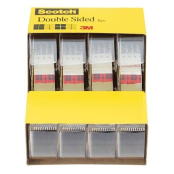Image for Scotch® Double-Sided Permanent Tape 1/2" X 33.3', Package Of 4 from HD Supply