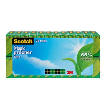 Image for Scotch® Magic™ Clear 812 Greener Invisible Tape 3/4" X 75', Package Of 24 from HD Supply