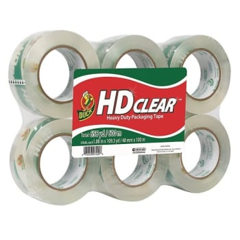 Duck® Heavy-Duty Packaging Tape 1-7/8 X 328', Package Of 4