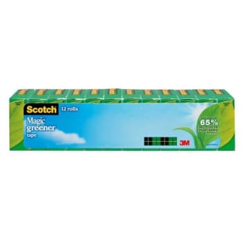 Image for Scotch® Magic™ Greener Invisible Tape 3/4" X 75', Package Of 12 from HD Supply