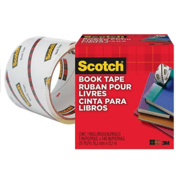 Image for Scotch® 845 Clear Book Tape 3" x 45" from HD Supply