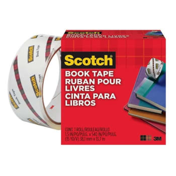 Image for Scotch® 845 Clear Book Tape 1-1/2" X 45' from HD Supply