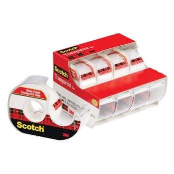 Image for Scotch® Clear Transparent Tape 3/4" X 70.8', Package Of 4 from HD Supply