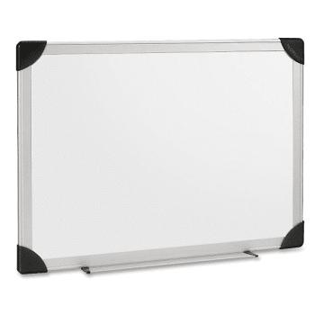 Lorell® Dry-Erase Board, Silver Aluminum Frame, 72" X 48"