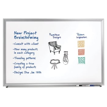 Image for Foray® White Aluminum Frame Dry-Erase Board 24 X 36inch With Marker from HD Supply