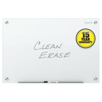 Image for Quartet® White Non-Magnetic Frameless Glass Dry-Erase Board 48" x 36" from HD Supply