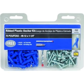 Image for Wellsco 152-Piece Plastic Anchor Kit from HD Supply