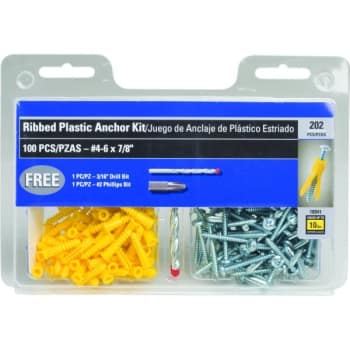 Image for Wellsco 202-Piece Plastic Anchor Kit from HD Supply