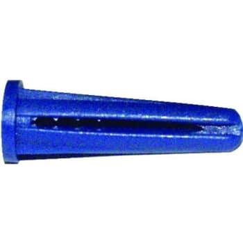 Image for Wellsco #10-12 X 1" Tapered Plastic Anchor, Light Duty, Hollow Walls, Box Of 100 from HD Supply