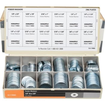 Image for Wellsco Zinc Fender Washer Assortment Kit from HD Supply