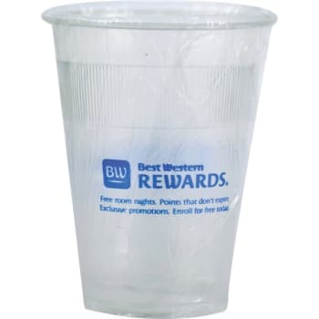 Image for Best Western Rewards, 12oz Plastic Wrapped Cups Case Of 500 from HD Supply