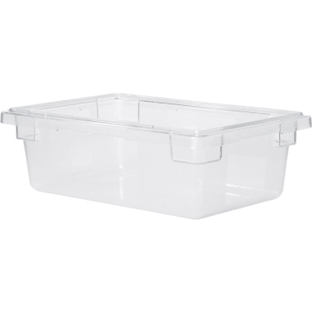Rubbermaid 3.5 Gallon Polycarbonate Food Storage/Tote Box (Clear) (6-Pack)