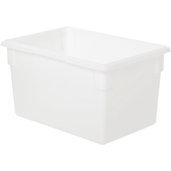 Rubbermaid 21.5 Gallon Polyethylene Food Storage Box (White) (6-Pack)