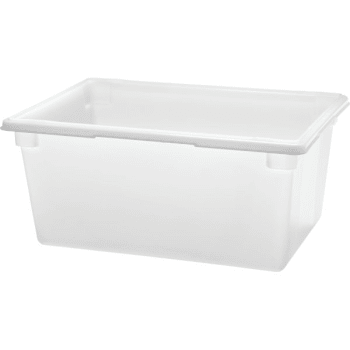 Image for Rubbermaid 16.625 Gallon Polyethylene Food Storage Box (White) (6-Pack) from HD Supply