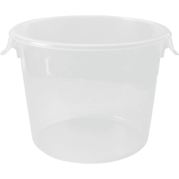 Rubbermaid 6 Qt Polypropylene Round Food Storage Container (12-Pack)