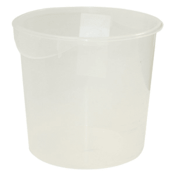 Image for Rubbermaid 18 Qt Polypropylene Round Food Storage Container (Clear) (6-Pack) from HD Supply