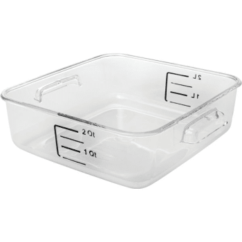 Image for Rubbermaid 2 Qt Polycarbonate Square Storage Container (12-Pack) from HD Supply