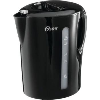 Mr. Coffee Oster Electric Kettle, 1.7L, Plastic, Black