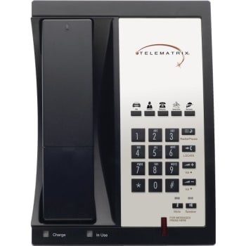 Image for TeleMatrix  Single Line Black Telephone from HD Supply