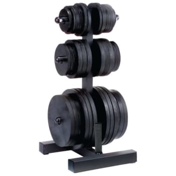 Image for Body Solid Tools Olympic Weight Tree And Bar Holder 3 x 3" & 2 x 3" Steel Fram from HD Supply