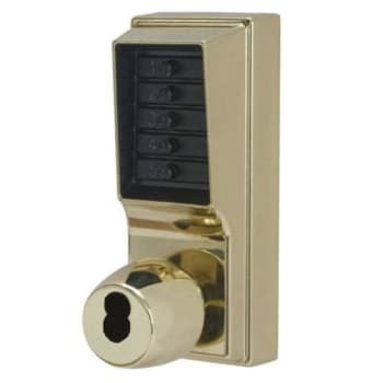 Image for dormakaba Cylindrical Knob Lock, Combination Entry, Key Override, 2-3/4 Backset from HD Supply