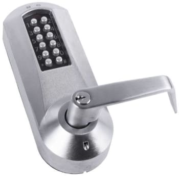Image for dormakaba E-Plex® 5200 Electronic Pushbutton Lock w/ Schlage FSIC Prep (Satin Chrome) from HD Supply