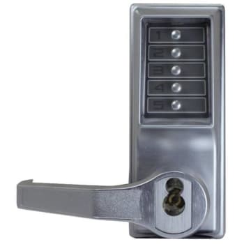 Image for dormakaba Combination Entry Left Hand Cylindrical Lever Lock (Satin Chrome) from HD Supply