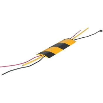 Image for Vestil Extruded Aluminum Hose / Cable Crossover 24" Long - Yellow / Black from HD Supply